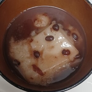 豆から仕込むぜんざい♡